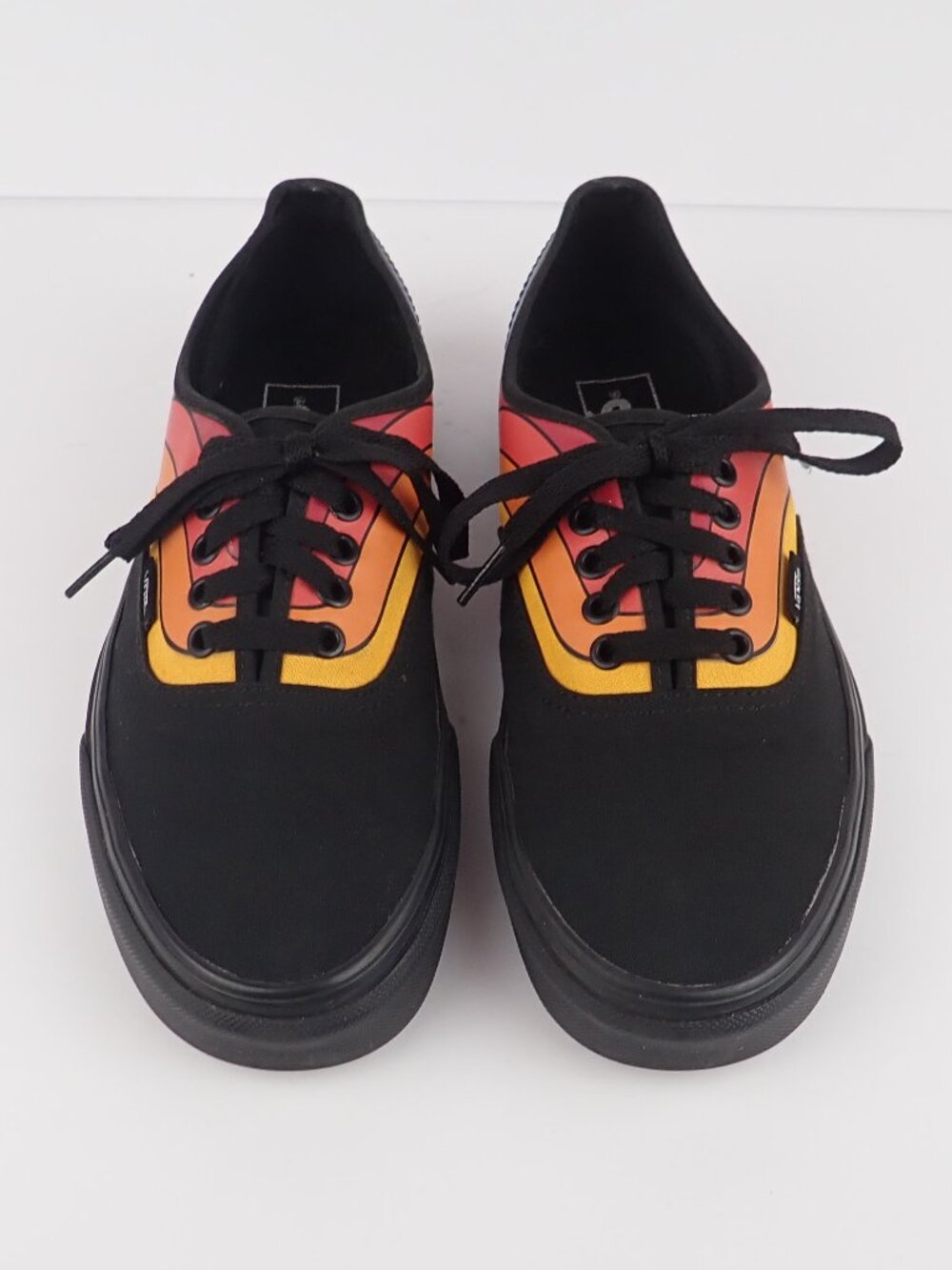 Vans Authentic Refract Rainbow Black Skate Shoes Unisex Mens 8.5 Womens 10
